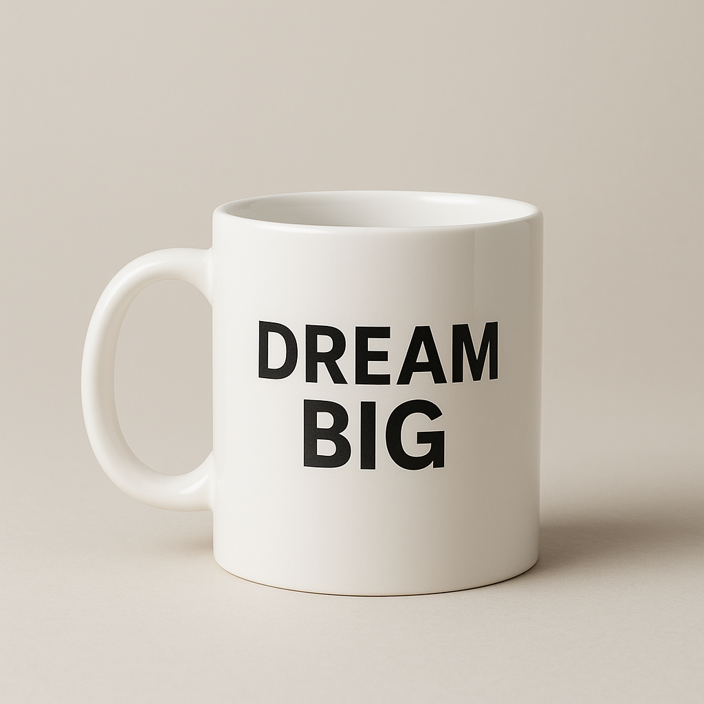 Hustle Cup - Minimalist Motivational Mug (330ml)