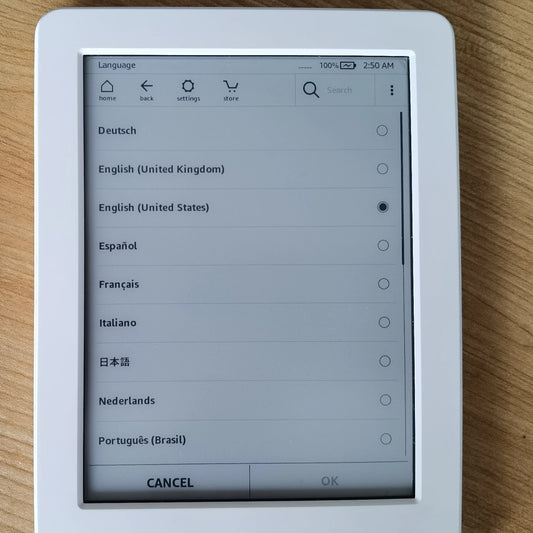 Kindle 8th Gen - 6" Touchscreen WiFi E-Reader | Light & Long Battery