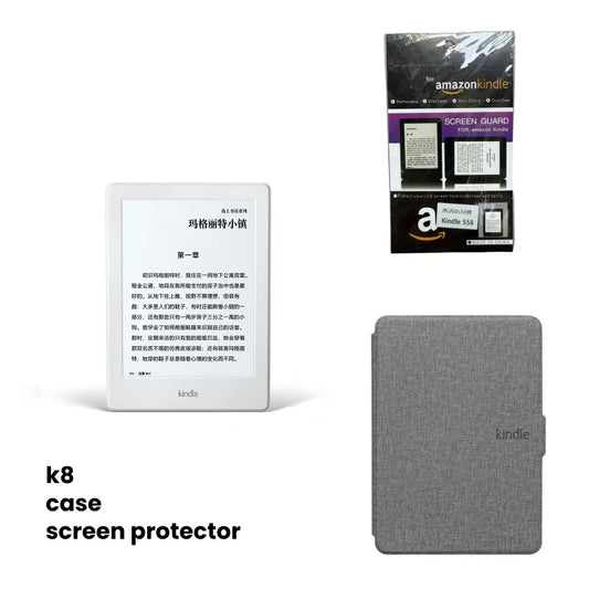 Kindle 8th Gen - 6" Touchscreen WiFi E-Reader | Light & Long Battery