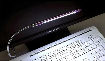 USB Reading Light - Flexible Mini Lamp for Books & Laptops