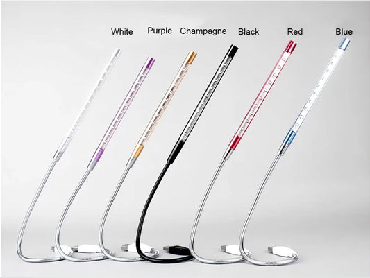 USB Reading Light - Flexible Mini Lamp for Books & Laptops