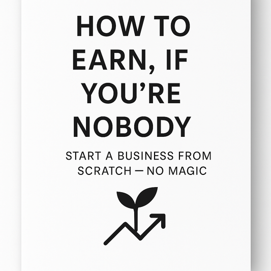 How to Earn, if You're Nobody